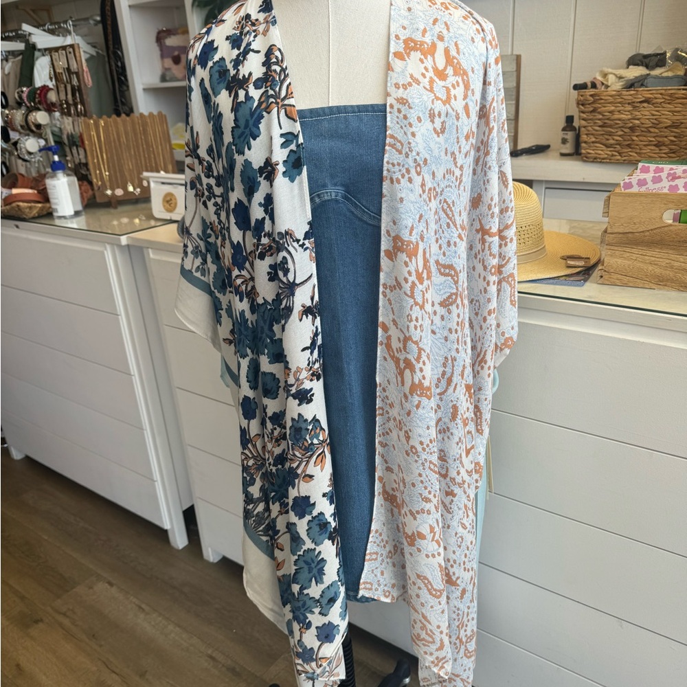 Love Stitch Kimono! You could literally even be wirm over a bathing suit.